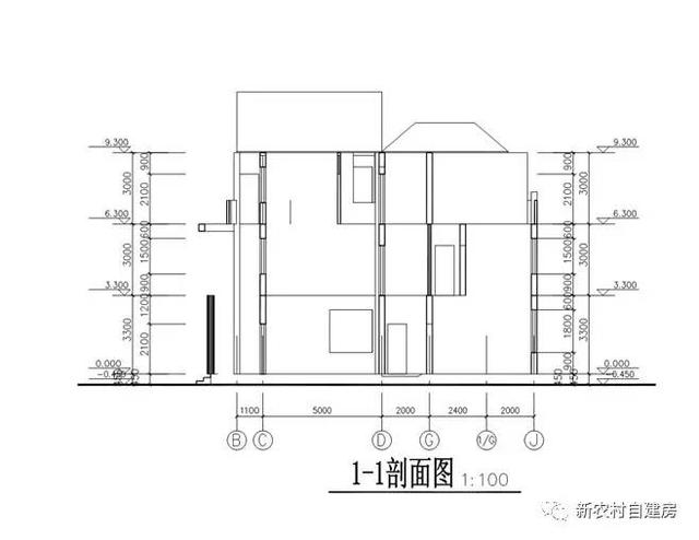 三層農村別墅設計圖，造價32萬，可獨棟雙拼自由組合