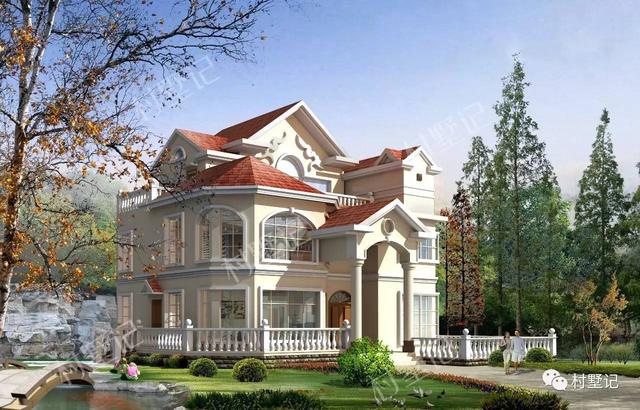 三層大氣歐式農村別墅，絲毫不輸城里