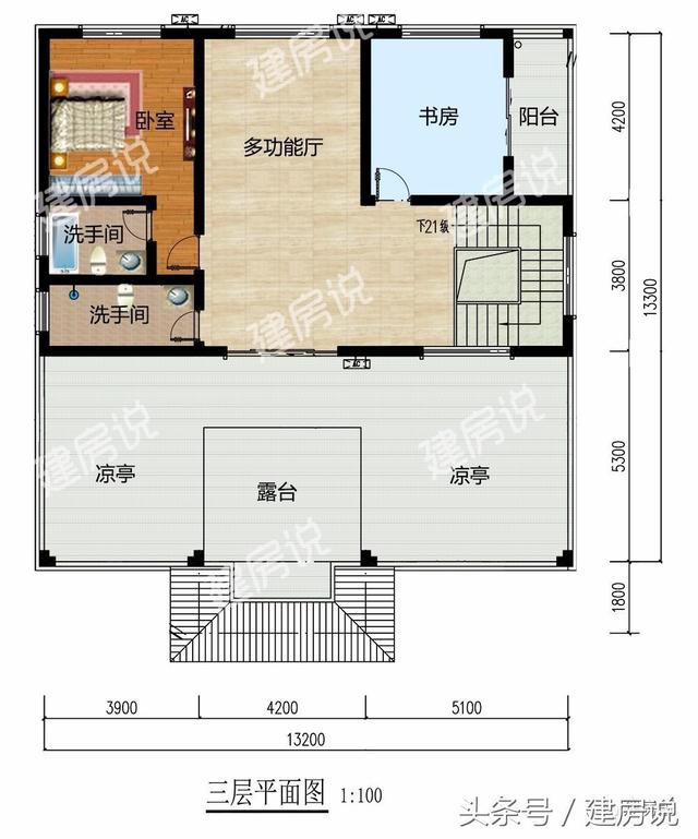 湖北黃岡丈母娘都喜歡的三層農村別墅經典戶型