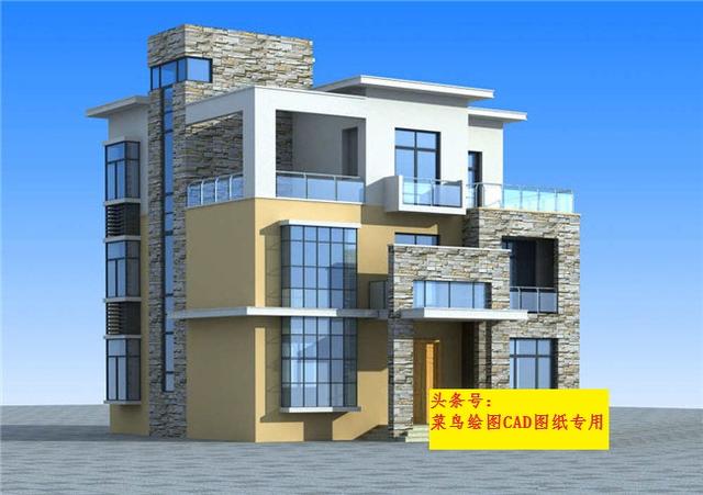 包工頭24萬建3層別墅！玄關，涼亭，活動室，布局通風采光良好