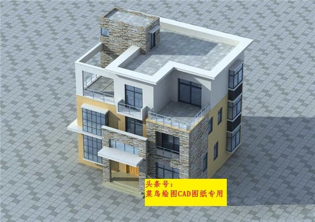 包工頭24萬建3層別墅！玄關，涼亭，活動室，布局通風采光良好