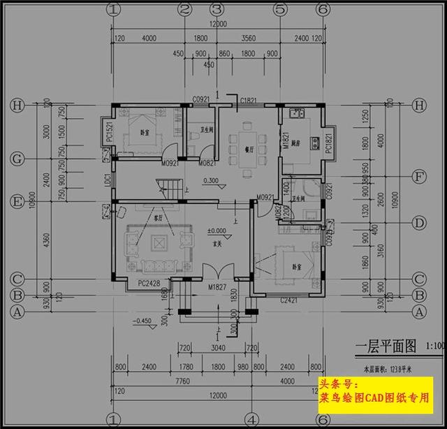 包工頭24萬建3層別墅！玄關，涼亭，活動室，布局通風采光良好