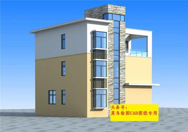 包工頭24萬建3層別墅！玄關，涼亭，活動室，布局通風采光良好