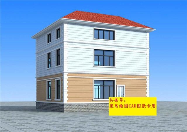 26萬建3層別墅！外觀造型簡潔，平面布置緊湊，采光通風良好