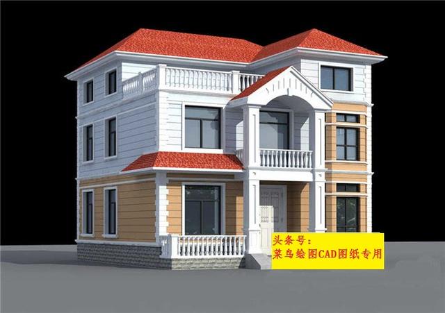 26萬建3層別墅！外觀造型簡潔，平面布置緊湊，采光通風良好