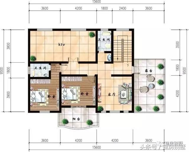 自從建了這棟別墅，再也不用去KTV花冤枉錢(qián)了