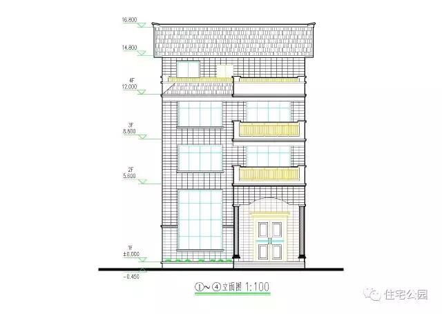 自建10X14米4層半戶型，祖孫同住不成問題，全圖！