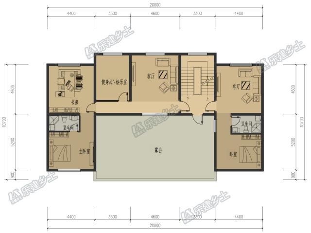 三層歐陸風(fēng)自建房設(shè)計(jì)，辦公+居住，布局設(shè)計(jì)實(shí)用合理