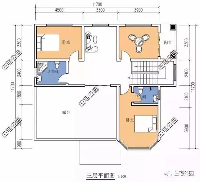 兩套三層實用自建房戶型，你喜歡哪套？