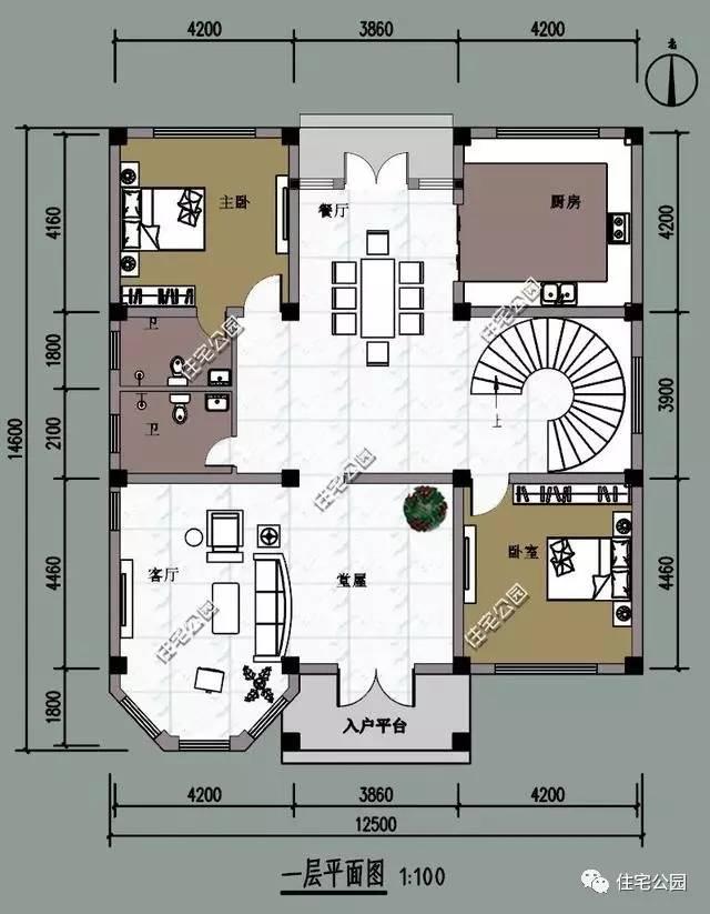 2套農(nóng)村別墅，客廳、堂屋都有，你建哪套？