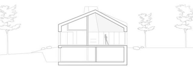 二層帶地下室極簡現代別墅設計，晶體外形獨具氣質