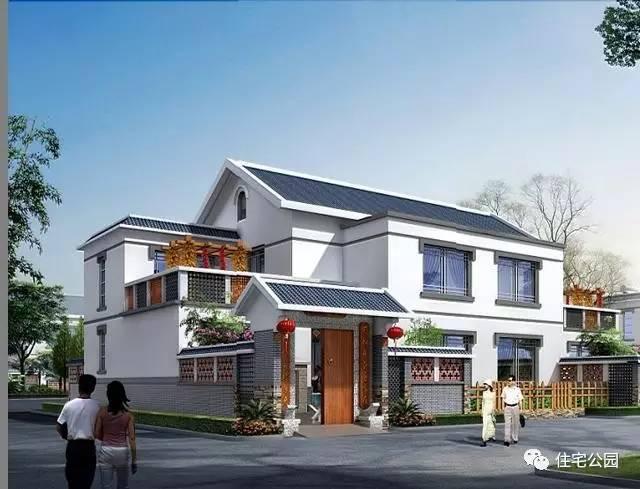 農村蓋房還是有個小院好，中式和歐式你選哪套？