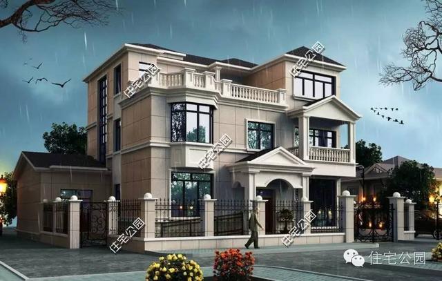 農村蓋房還是有個小院好，中式和歐式你選哪套？