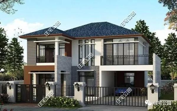 2套別墅戶型，5室2廳含車庫，只有年輕人才喜歡？