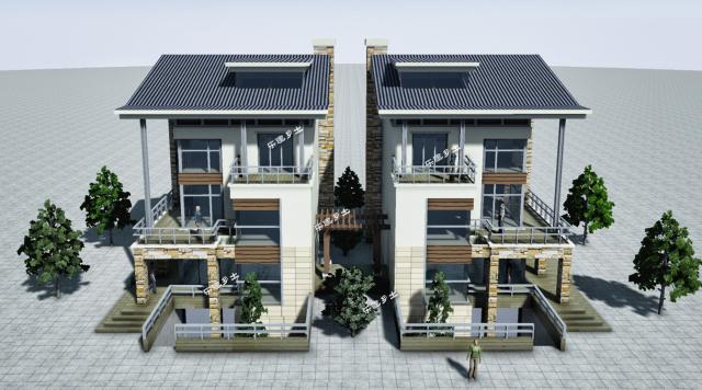 三層別墅效果圖合集，每種風格都很不錯