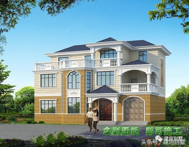 父親說鄉下的房子就要房間多，于是我把這套圖紙給他了