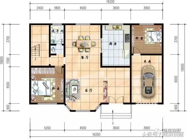 父親說鄉下的房子就要房間多，于是我把這套圖紙給他了
