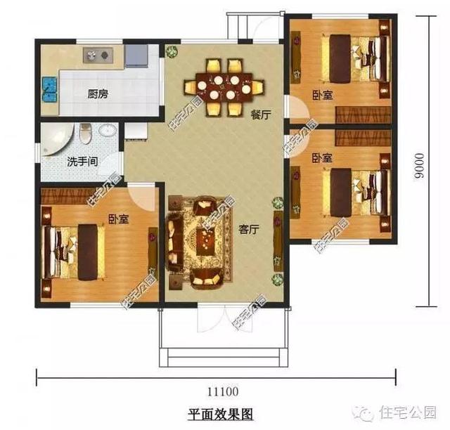 精選3套一層、二層、三層戶型，農(nóng)村最實(shí)用的自建房！