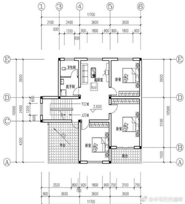 農村別墅設計圖布局要合理簡單，這幾款帶堂屋就很合適，一起看一看吧