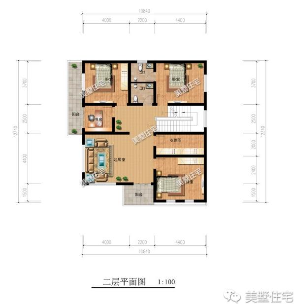 10X12米三層現(xiàn)代別墅圖，建在村里20年都難被超越，簡約的設(shè)計給人眼前一亮