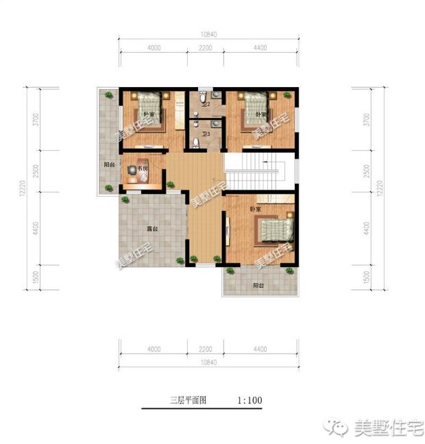 10X12米三層現(xiàn)代別墅圖，建在村里20年都難被超越，簡約的設(shè)計給人眼前一亮
