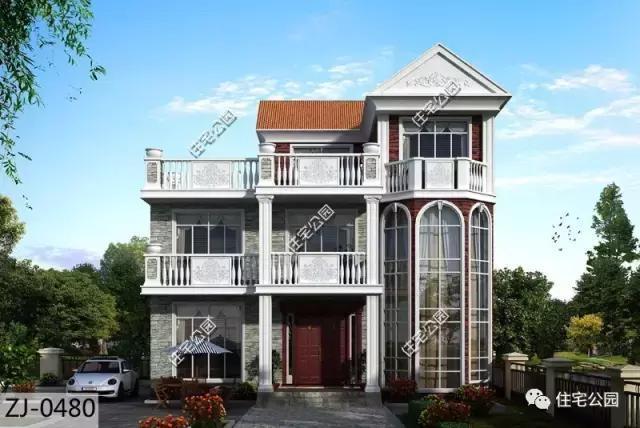 在農村蓋一棟這樣的3層別墅, 墻體全用落地窗真的好嗎?