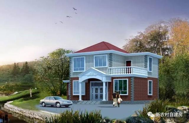 農(nóng)村15萬可建的二層小別墅，既省錢又實(shí)用，堂屋柴火灶都有