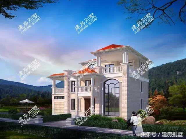 14.4×11.1米三層農村別墅，老爸拍板就要這套了