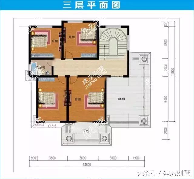 2026年上半年最受歡迎的5款三層農(nóng)村別墅戶型+平面圖