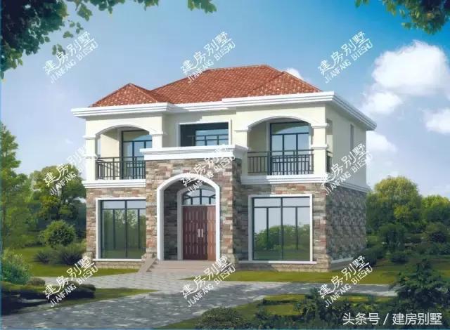 2026年上半年最受歡迎的5款二層農村別墅+平面圖+磚混結構