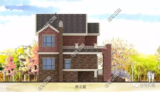 面寬進深一樣大，自建2層架空鄉(xiāng)村別墅，30萬的造價你還不看看？