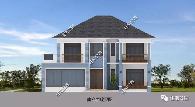 現代農村別墅，室內適合采用旋轉樓梯嗎？