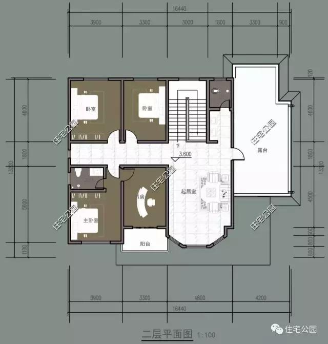柴火廚房與堂屋，這樣設計出來的房子才適合農(nóng)村，16X14米戶型分享！
