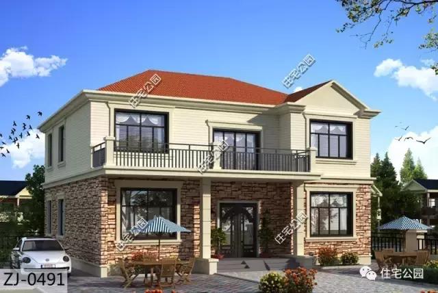 13X13米農村別墅，高大上外觀，經濟實用戶型！