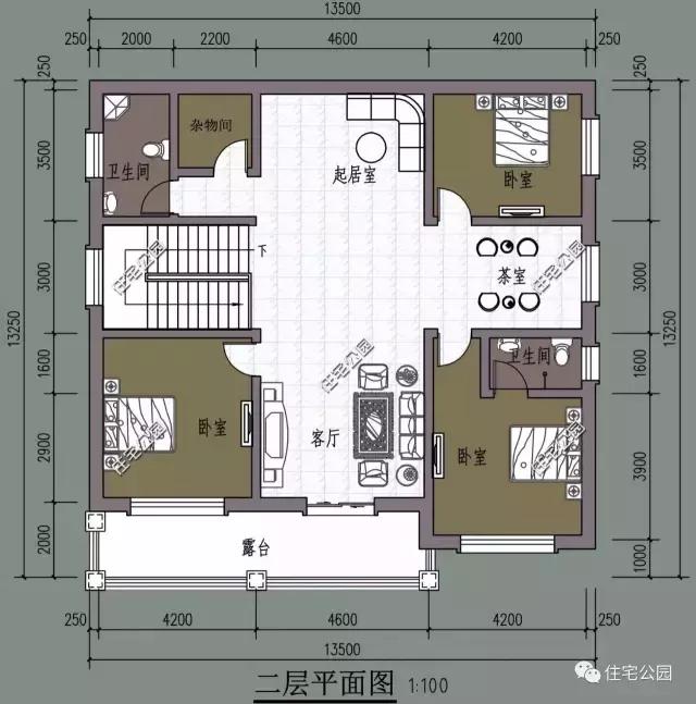 13X13米農村別墅，高大上外觀，經濟實用戶型！