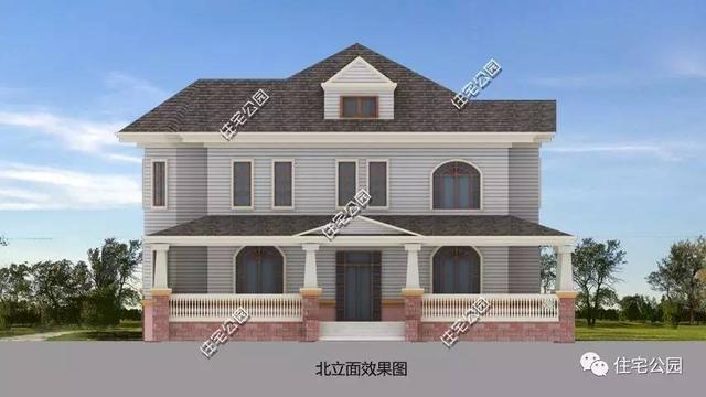 農村實用別墅戶型，堂屋這么設計合理嗎？