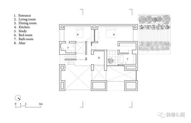 農(nóng)村別墅平屋頂坡屋頂都老了，看看人家樓梯頂，庭院露臺都包了