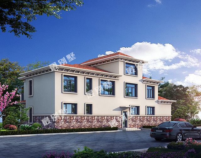 兩層半農村別墅，光看外形都能驚呆村里人，原來別墅還能這么造