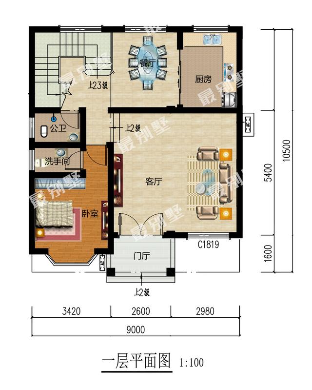 30萬能建成的三層農村別墅，這款圖紙最合適，實用大氣美觀