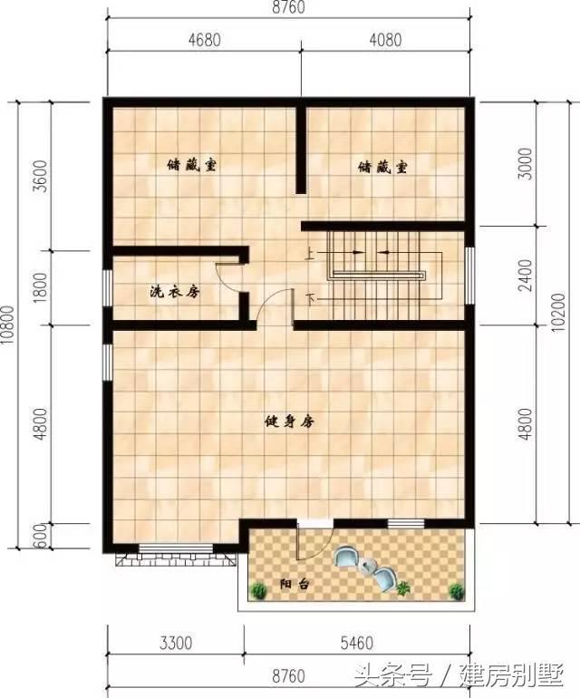 8.76×10.2米四層農村別墅，鎮長家的房子都不如這個好