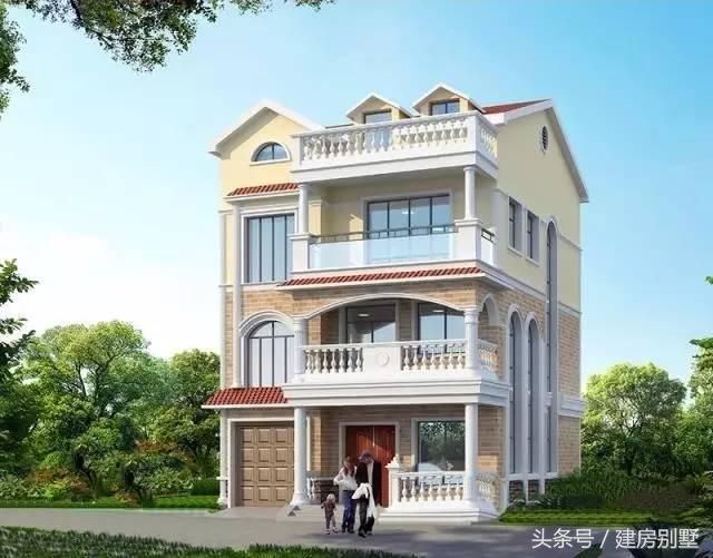 8.76×10.2米四層農村別墅，鎮長家的房子都不如這個好