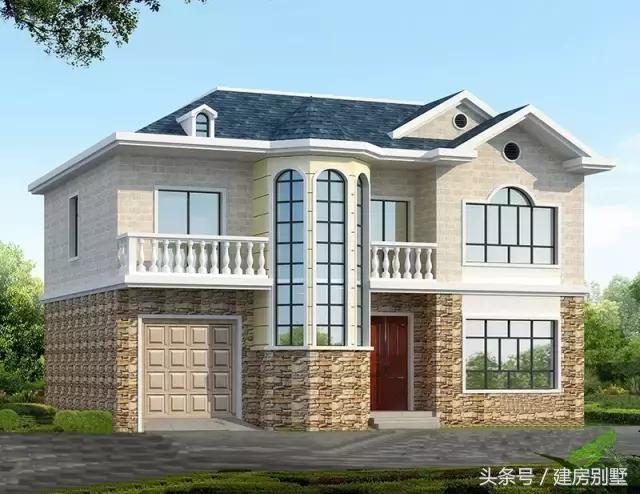 13.4×10.8米兩層別墅臥室均帶陽臺，再也不用跟妹妹搶了