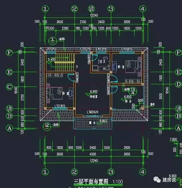 設計師熱乎乎新出爐的三層農村別墅戶型來啦