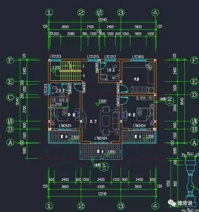 設計師熱乎乎新出爐的三層農村別墅戶型來啦