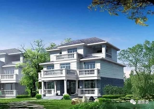 設計師熱乎乎新出爐的三層農村別墅戶型來啦