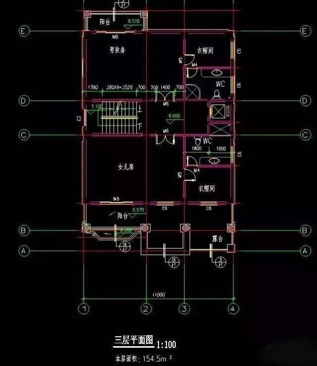 高檔配置的四層農村別墅戶型,完爆城市商品房