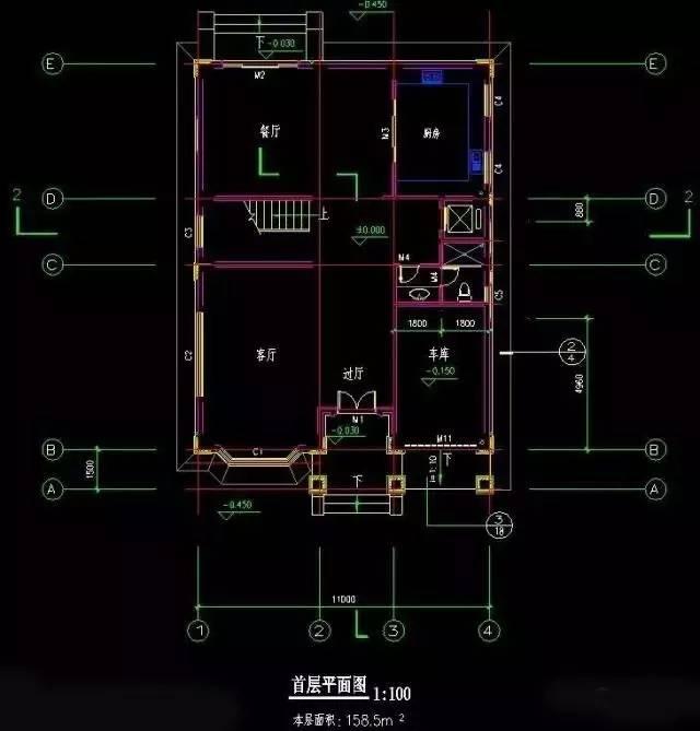 高檔配置的四層農村別墅戶型,完爆城市商品房