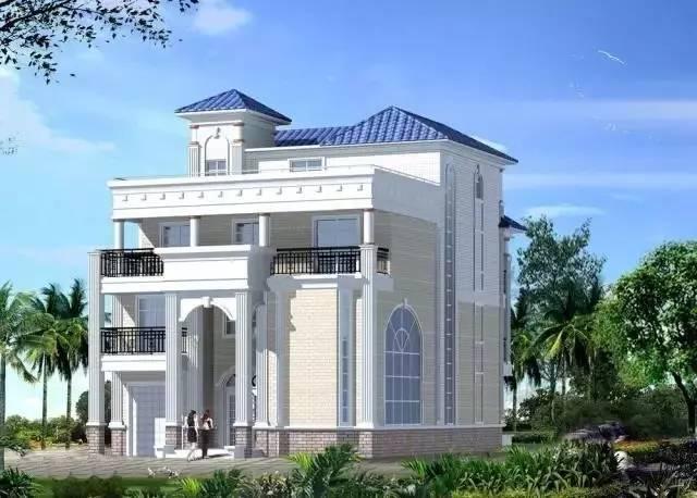 高檔配置的四層農村別墅戶型,完爆城市商品房