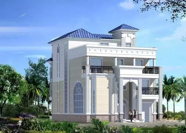 高檔配置的四層農村別墅戶型,完爆城市商品房