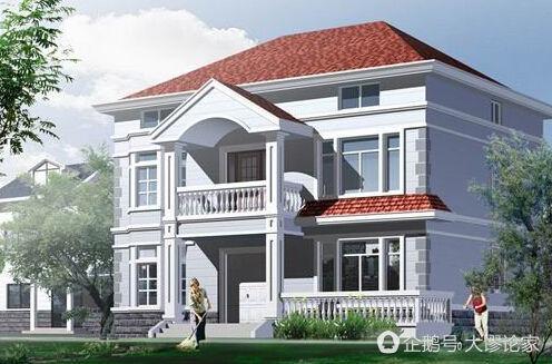 帶旋轉樓梯的農村別墅戶型，建好了就是人生贏家